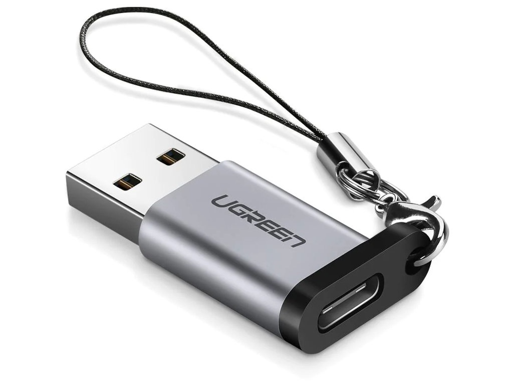 

Аксессуар Ugreen US276 USB-A - USB-C Grey 50533, US276