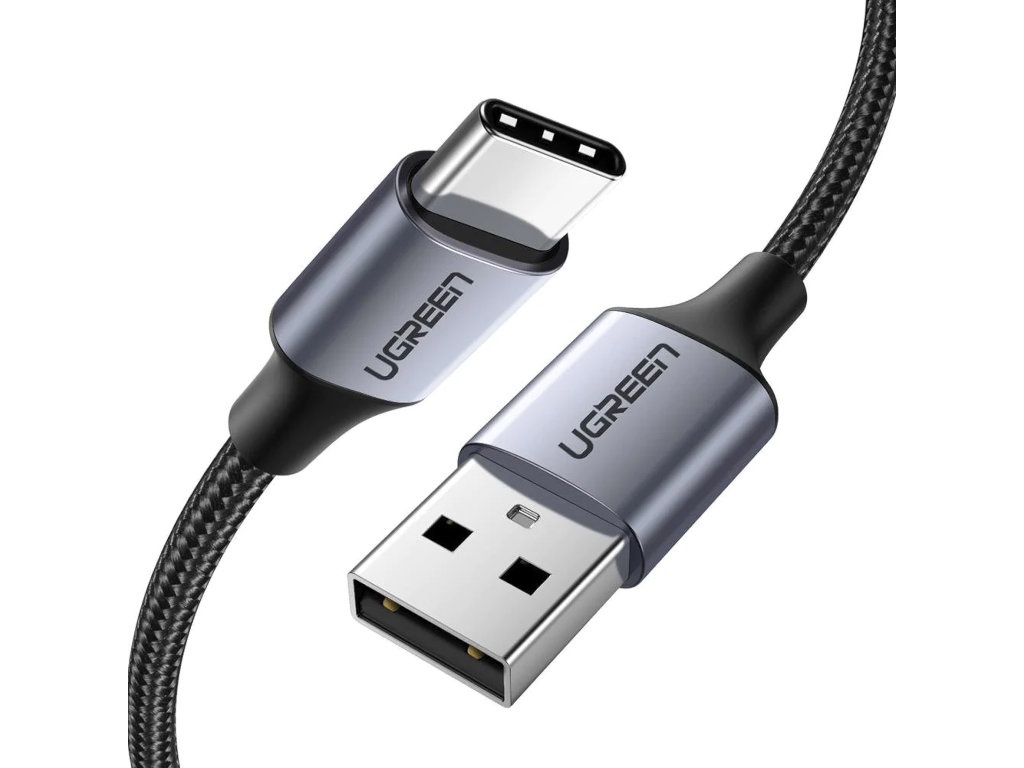 Аксессуар Ugreen US288 USB-A 2.0 - USB-C 1m Black 60126 аксессуар ugreen us102 usb a usb a 2m black 10311