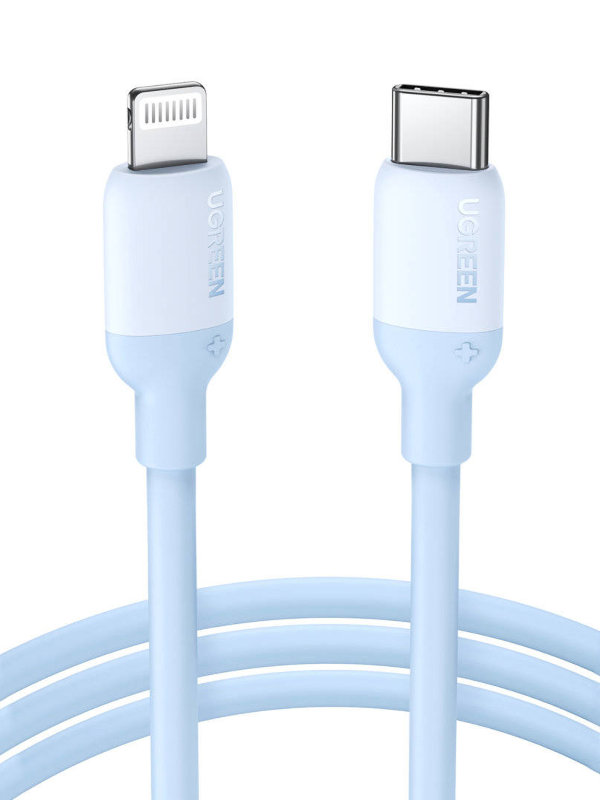

Аксессуар Ugreen US387 USB-C - Lightning 1m Navy Blue 20313, US387