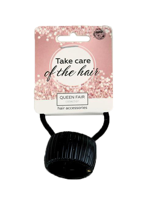 Резинка для волос Queen Fair Модная штучка Black 859725