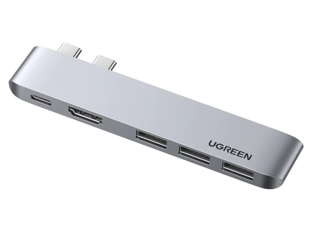 

Хаб USB Ugreen CM251 USB-C Multifunction Adapter Space Grey 60559, CM251