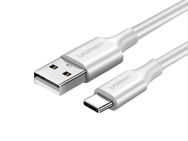 

Аксессуар Ugreen US287 USB-A 2.0 to USB Type-C Cable Nickel Plating 1m White 60121, US287