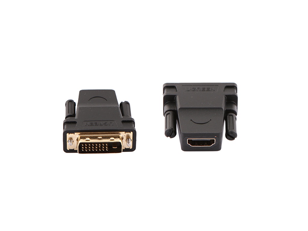 Аксессуар Ugreen DVI 24+1 Male to HDMI Female Adapter Black 20124