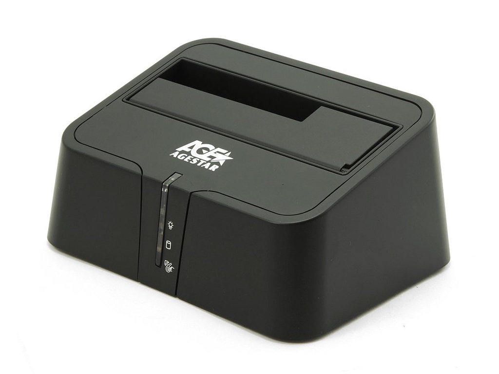 

Докстанция AgeStar USB 3.0 - 2.5/3.5 SATA HDD 3UBT2-6G Black, 3UBT2-6G