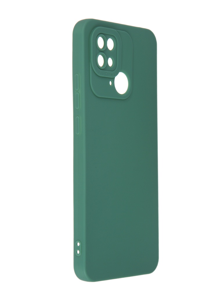 фото Чехол neypo для xiaomi redmi 10c soft matte silicone с защитой камеры green nst53009