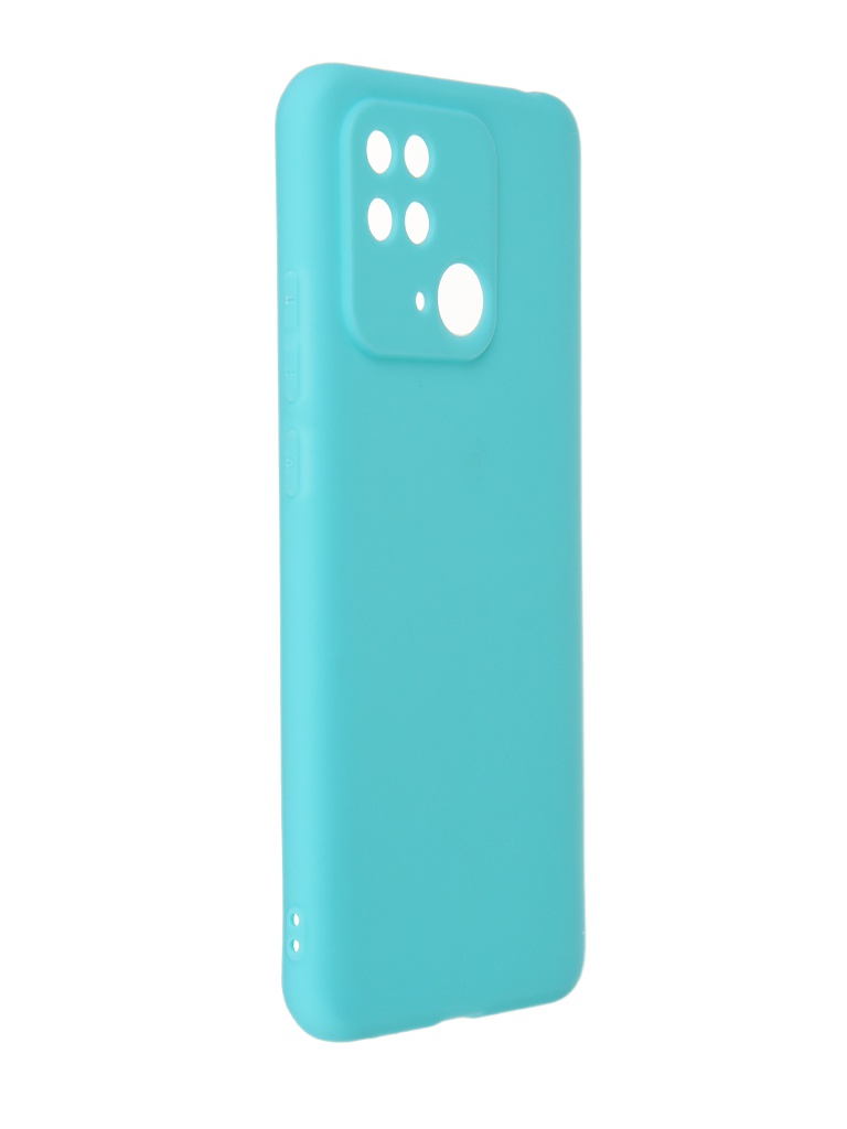 фото Чехол neypo для xiaomi redmi 10c soft matte silicone с защитой камеры turquoise nst53262