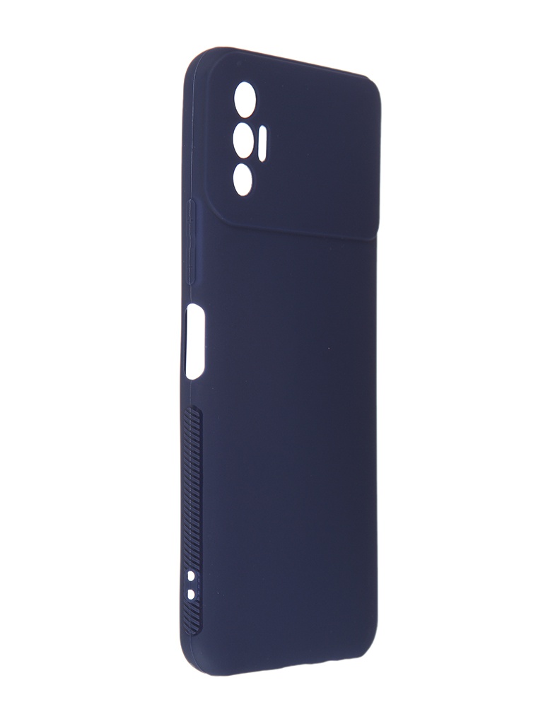 фото Чехол neypo для tecno spark 8p soft matte silicone dark blue nst53017