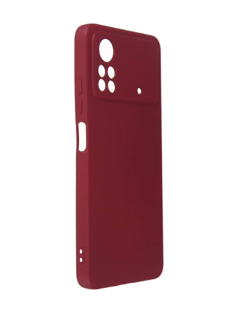 фото Чехол neypo для poco x4 pro 5g silicone 2.0mm bordo nsc53040