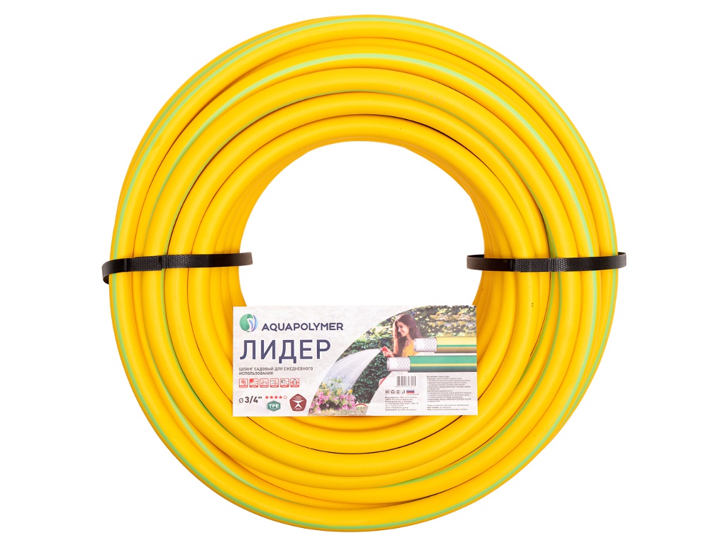 

Шланг Aquapulse AP ТЭП Лидер 3/4 20m Yellow tLDR желт 3/4x20, AP ТЭП Лидер
