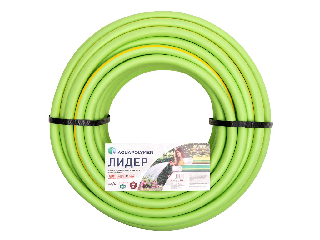 

Шланг Aquapulse AP ТЭП Лидер 3/4 40m Green tLDR зел 3/4x40, AP ТЭП Лидер
