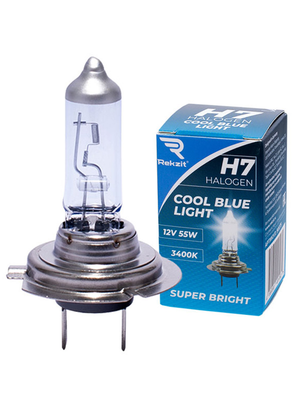 фото Лампа rekzit h7 12v 55w cool blue light 90075