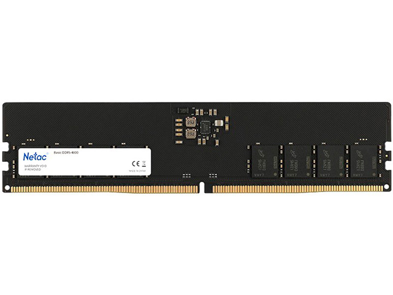 фото Модуль памяти netac ddr5 dimm pc38400 4800mhz cl40 - 8gb ntbsd5p48sp-08