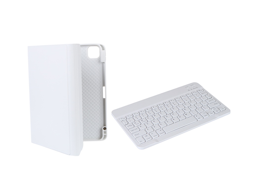 фото Аксессуар чехол-клавиатура baseus brilliance detachable keyboard case for pad pro 11-inch 2018/2020/2021 white arjk000002