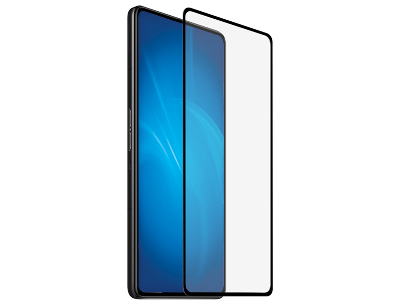 

Закаленное стекло DF для Poco F4 GT Full Screen Full Glue Black poColor-08, Poco F4 GT