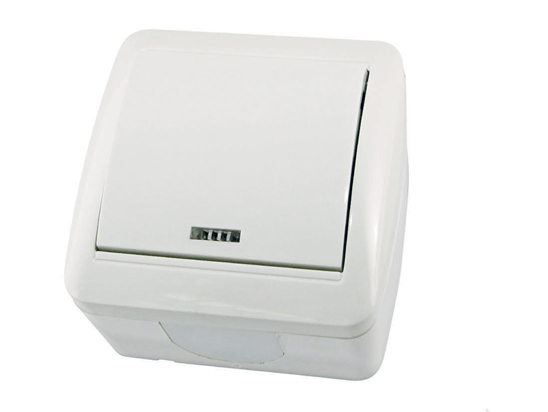 фото Выключатель tdm-electric селигер ip44 10а white sq1818-0003