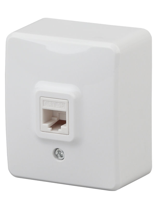 

Розетка Эра Эксперт RJ45 IP20 ОУ 11-3203-01 White Б0020730, 11-3203-01