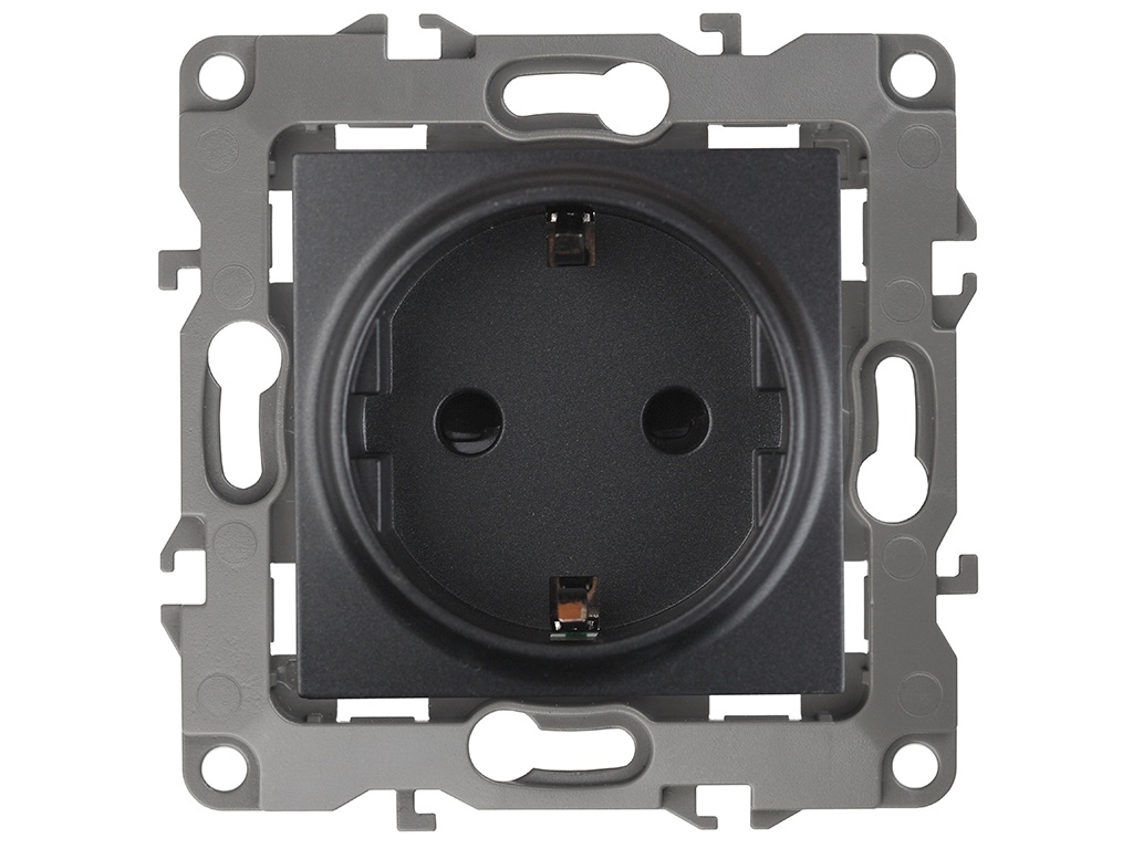 

Розетка Эра 16A-250В IP20 12-2102-05 Anthracite Б0014691, 12-2102-05