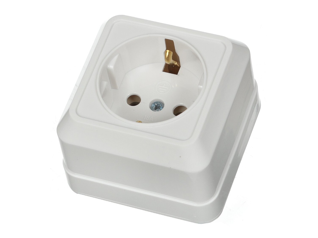 

Розетка TDM-Electric Ладога IP20 16А White SQ1801-0015, Ладога 222213