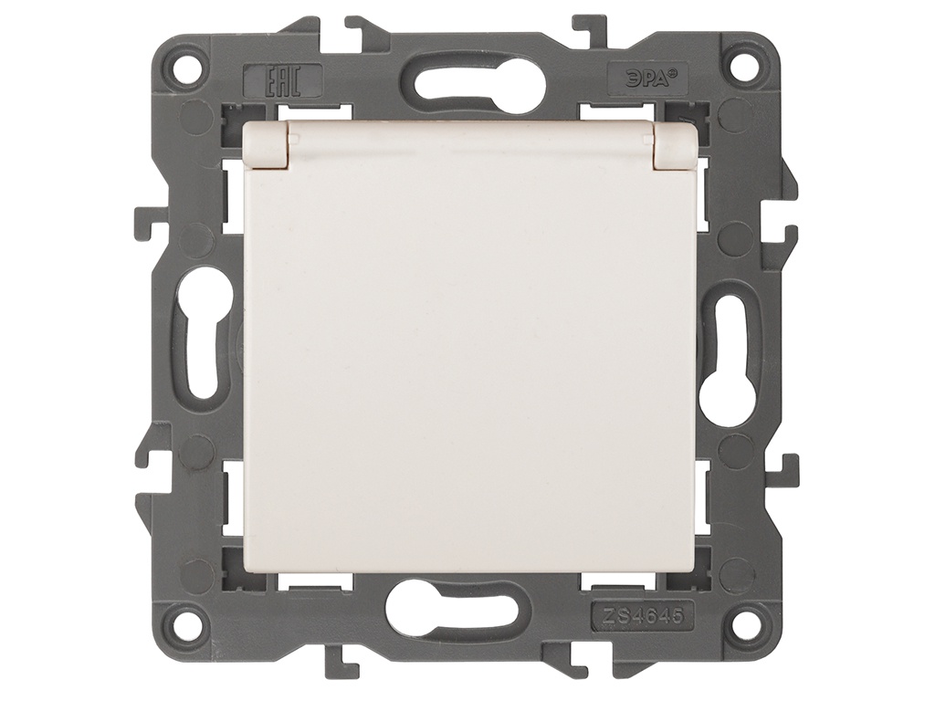 

Розетка Эра Elegance 2P+E Schuko 16A-250В IP20 Ivory 14-2103-02 / Б0034279, Б0034279