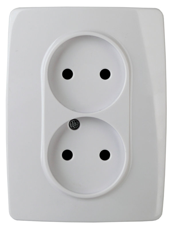 

Розетка Эра 12 2X2P 16А-250В White 12-2007-01 / Б0038810, Б0038810