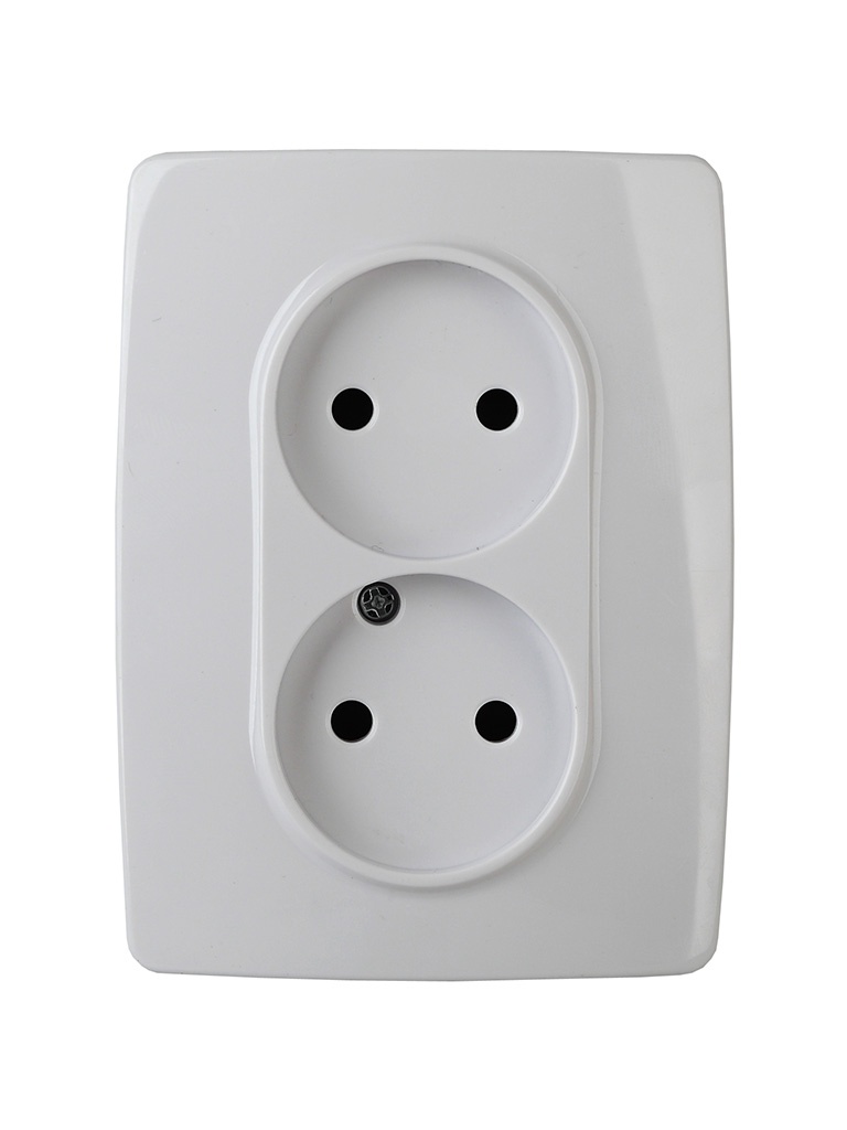 

Розетка Эра 12 2X2P 16A-250В IP20 White 12-2107-01 / Б0031238, Б0031238