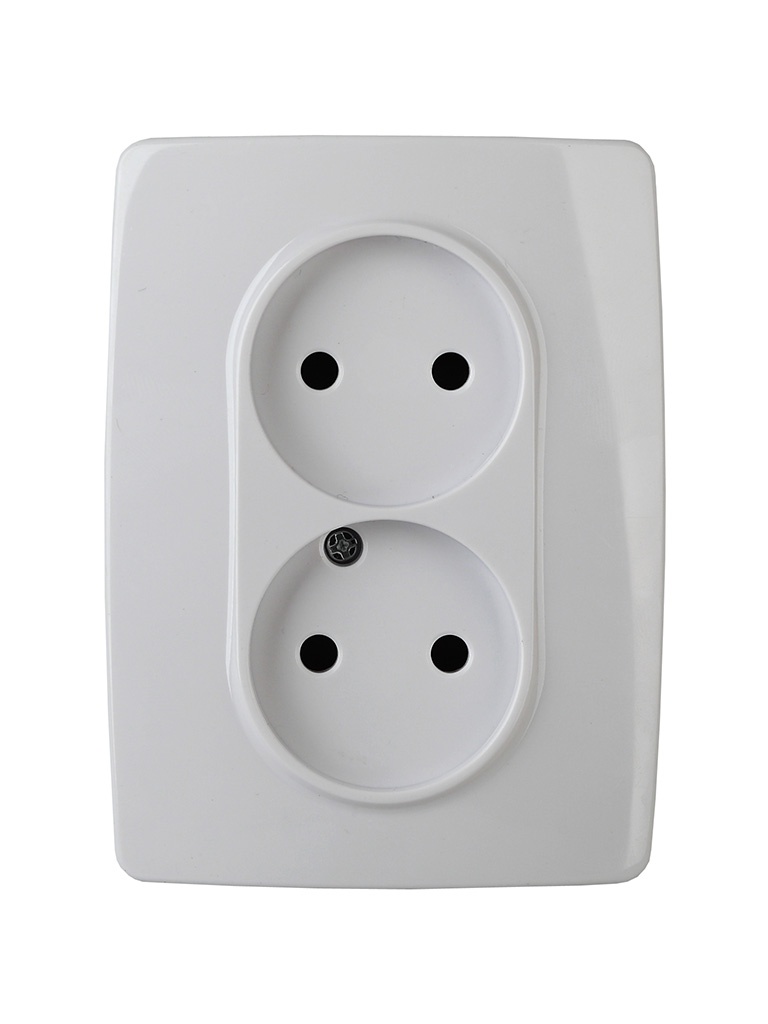 

Розетка Эра 12 2X2P 16A-250В IP20 White 12-2117-01 / Б0031248, Б0031248