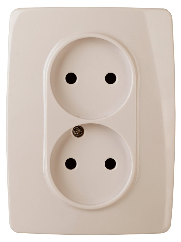 

Розетка Эра 12 2X2P 16А-250В Ivory 12-2007-02 / Б0038811, Б0038811