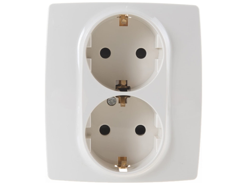 

Розетка Эра 12 2X2P+E Schuko 16A-250В IP20 Ivory 12-2104-02 / Б0014700, Б0014700