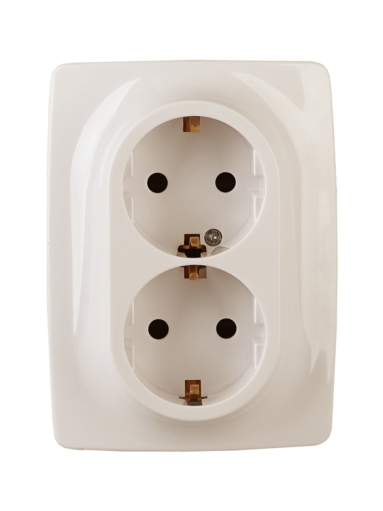 

Розетка Эра 12 2X2P+E Schuko 16A-250В IP20 Ivory 12-2108-02 / Б0036443, Б0036443