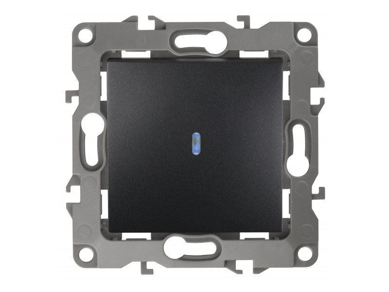 

Выключатель Эра 12 10АХ-250В IP20 Anthracite 12-1102-05 / Б0014637, Б0014637