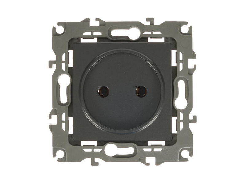 

Розетка Эра 12 2P 16A-250В IP20 Anthracite 12-2105-05 / Б0018258, Б0018258