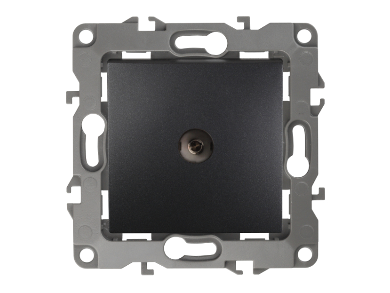 

Розетка Эра 12 TV IP20 Anthracite 12-3102-05 / Б0027435, Б0027435