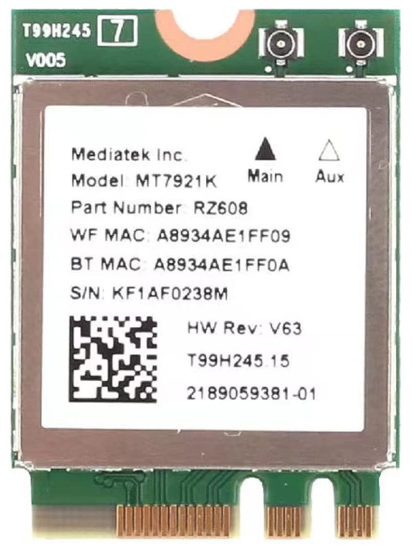 

Сетевая карта KS-is M.2 Wi-Fi 6 + BT 5.2 KS-579, KS-579