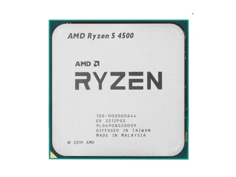 Процессор AMD Ryzen 5 4500 (3600MHz/AM4/L3 8192Kb) 100-000000644 OEM процессор amd ryzen 7 5700x 3400mhz am4 l2 l3 36864kb 100 000000926 oem
