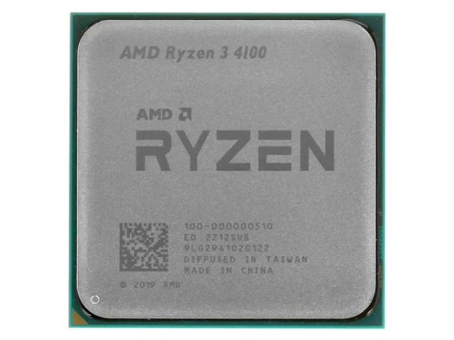 Процессор AMD Ryzen 3 4100 (3800MHz/AM4/L3 4096Kb) 100-000000510 OEM процессор amd ryzen 3 4100 mpk 100 100000510mpk