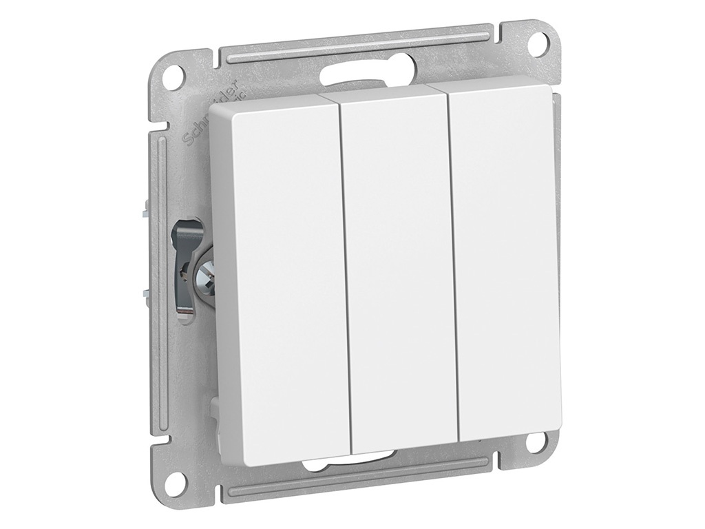 

Выключатель Schneider Electric SE AtlasDesign 10АХ White SE ATN000131, SE ATN000131