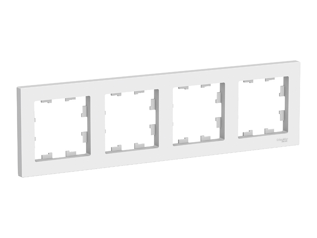

Рамка Schneider Electric SE AtlasDesign 4 поста White SE ATN000104, SE ATN000104