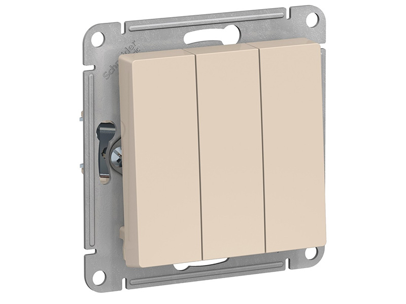 

Выключатель Schneider Electric SE AtlasDesign 10АХ Beige SE ATN000231, SE ATN000231
