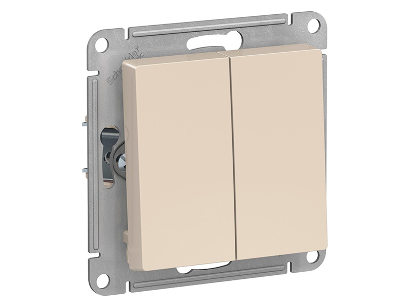 

Выключатель Schneider Electric SE AtlasDesign 10АХ Beige SE ATN000265, SE ATN000265