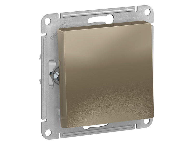 

Выключатель Schneider Electric SE AtlasDesign 10АХ Champagne SE ATN000561, SE ATN000561