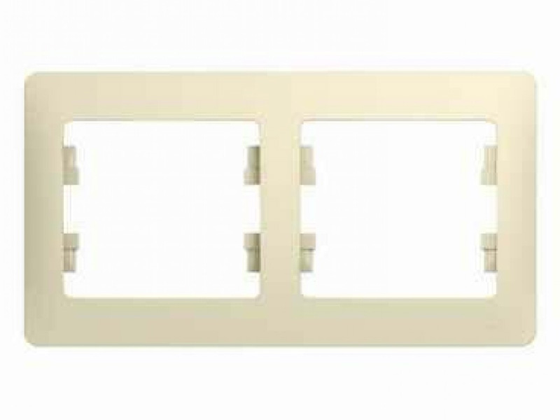 

Рамка Schneider Electric SE Glossa 2 поста Beige SE GSL000202, SE GSL000202