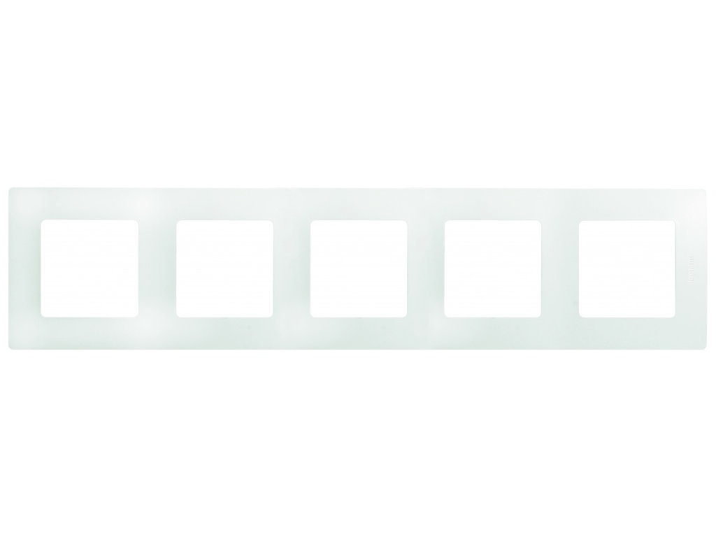 

Рамка Legrand Etika 5 постов White 672505, Etika 672505