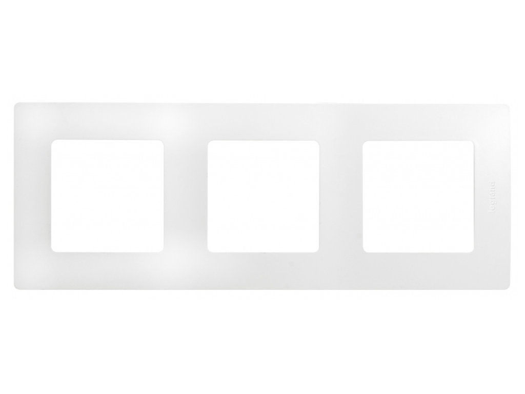 

Рамка Legrand Etika 3 поста White 672503, Etika 672503