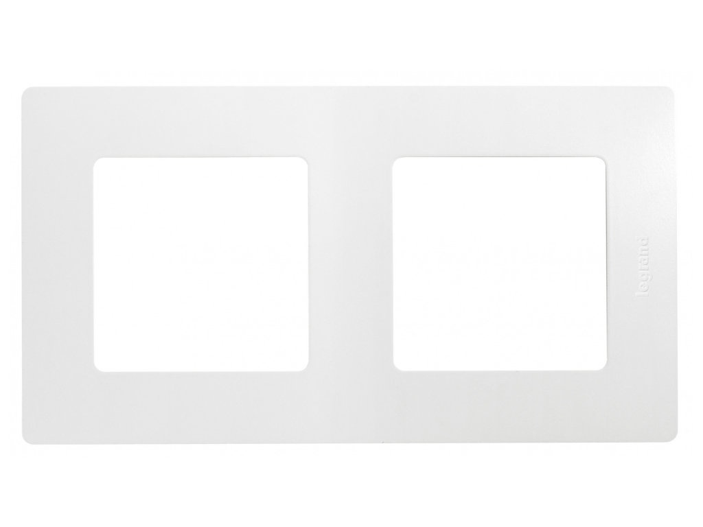 

Рамка Legrand Etika 2 поста White 672502, Etika 672502