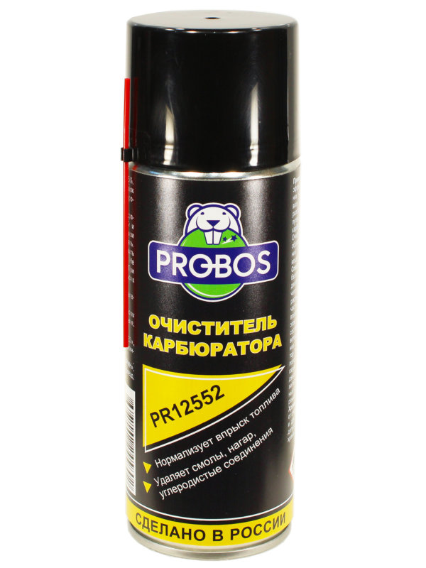 фото Очиститель карбюратора probos 520ml аэрозоль pr12552