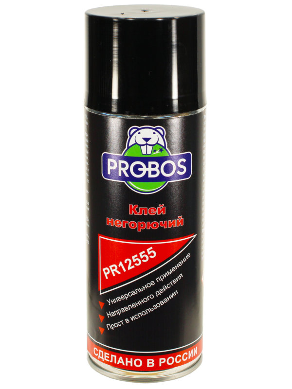 фото Клей негорючий probos 520ml аэрозоль pr12555