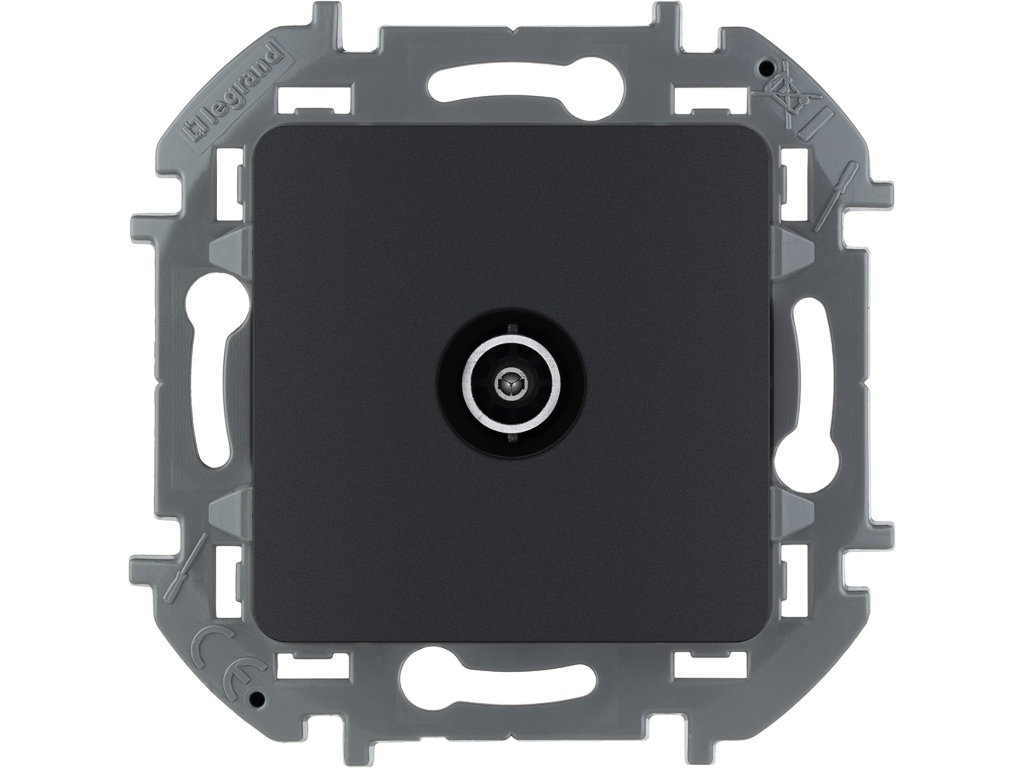 

Розетка Legrand Inspiria TV - звезда 2дБ 0-2400мГц Anthracite 673853, Inspiria 673853
