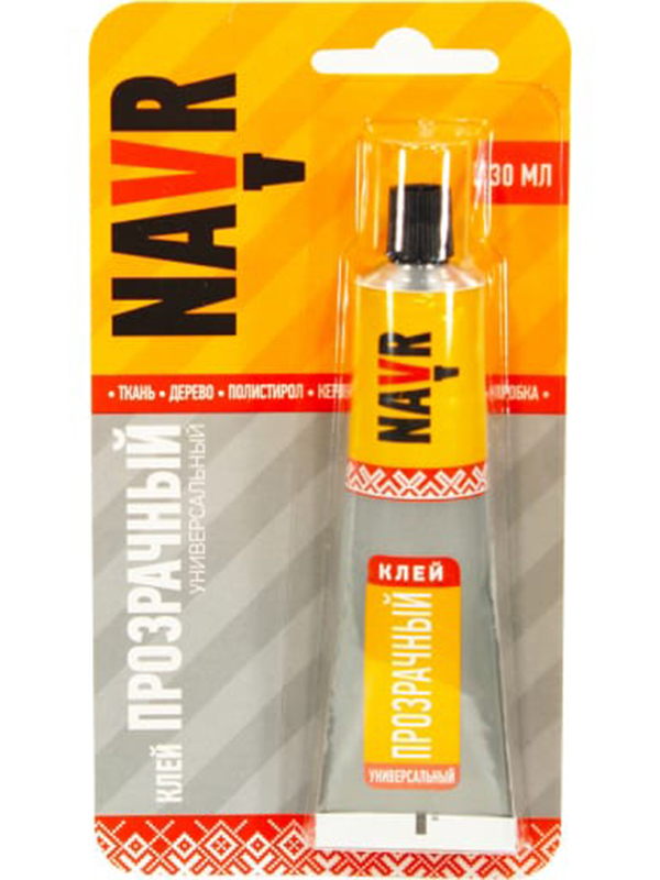 

Клей универсальный Navr 30ml Transparent NVU30, NVU30