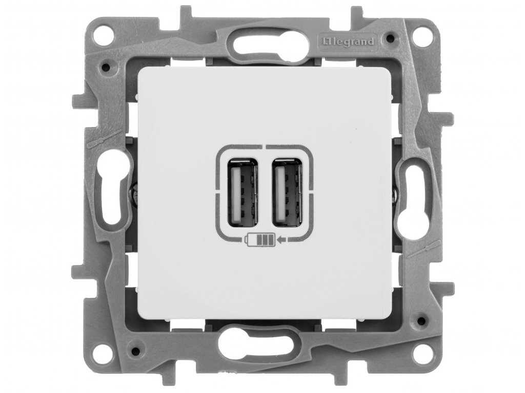 

Розетка Legrand Etika White 672294, Etika 672294