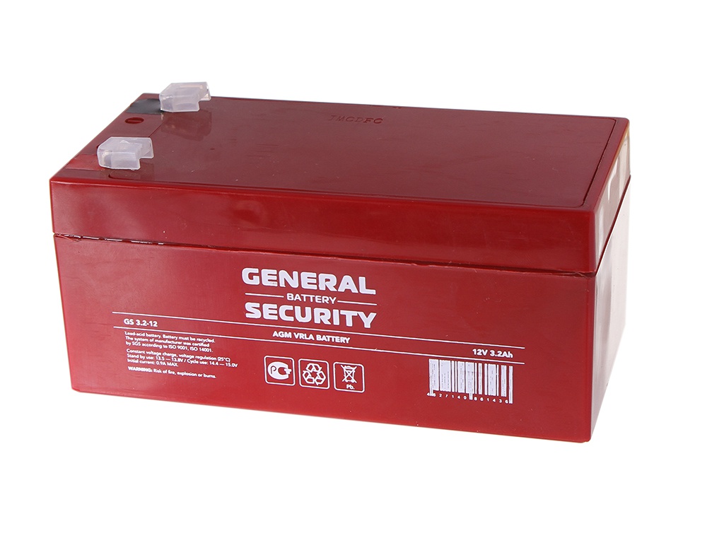 Аккумулятор General Security 12V 3.2Ah GS3.2-12